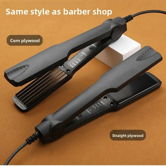 Kemei KM-329 Hair Straightener & Crimper – Ceramic Plates | Wave Styling Iron for Women