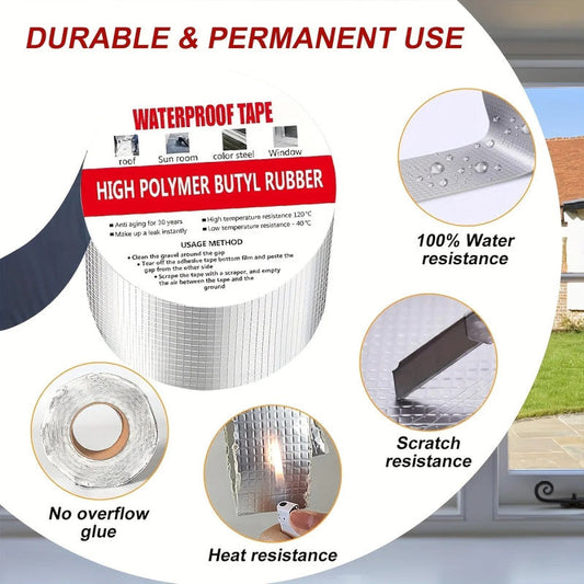 Waterproof Tape (Small Size) – Strong Butyl Leak Repair Sealing Tape