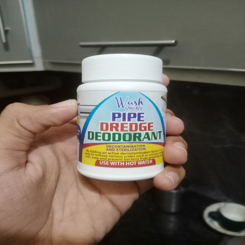 Pack of 2 Drain Cleaning Powder β Pipe Dredge Deodorant | Sink & Bathroom Blockage Remover (Powerful Unclogging Formula)