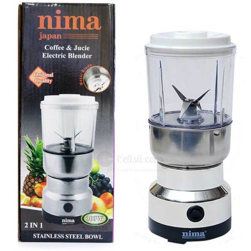 Silver Crest 2 in 1 Blender β 150W Dual Layer Grinder & Juicer | Compact Kitchen Machine