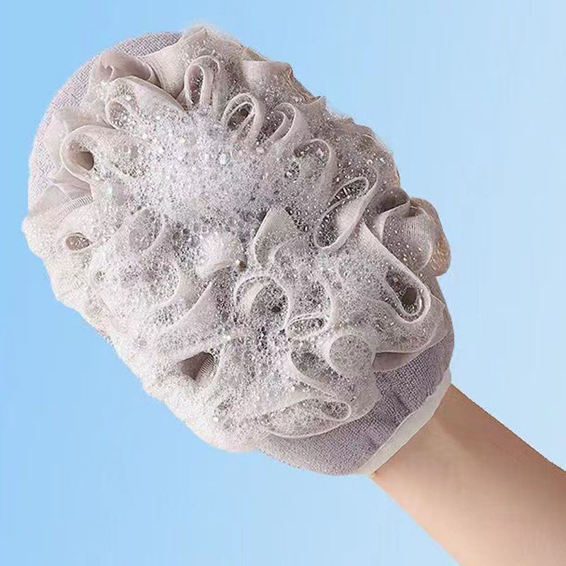 Pack of 2 Exfoliating Shower Gloves β Double Sided Bath Loofah Sponge | Deep Skin Cleaning & Body Scrubber