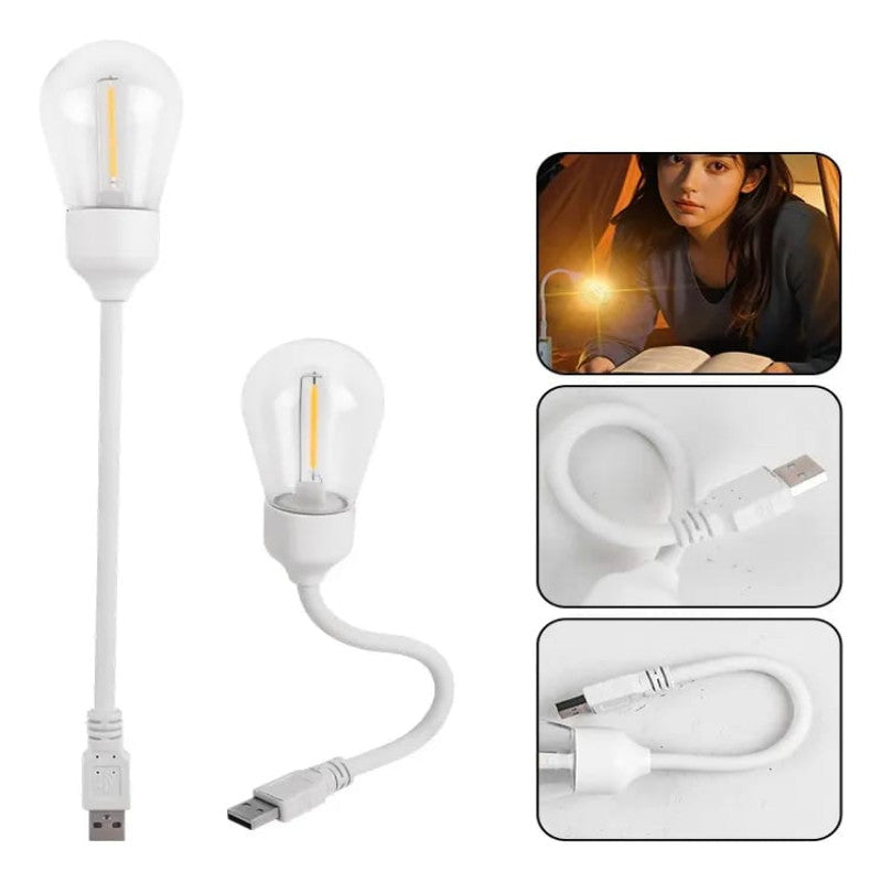 S14 USB LED Bulb β Flexible Portable Night Light | Energy Saving