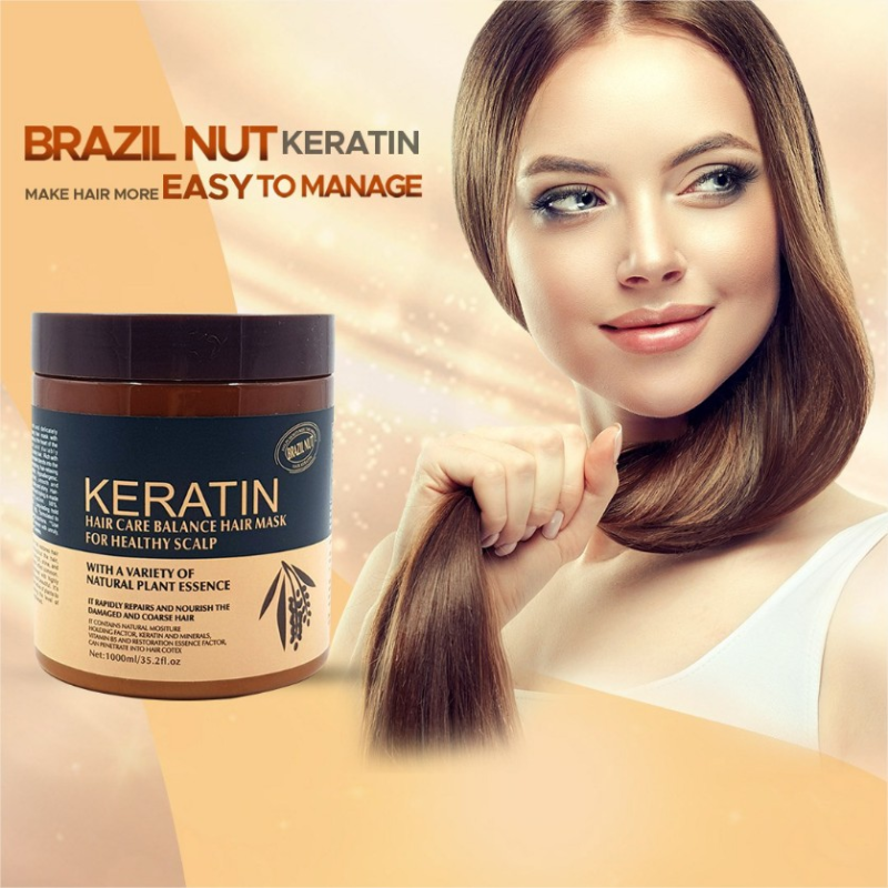 Keratin Hair Mask β Deep Repair Treatment | Smooth, Frizz-Free & Shiny Hair