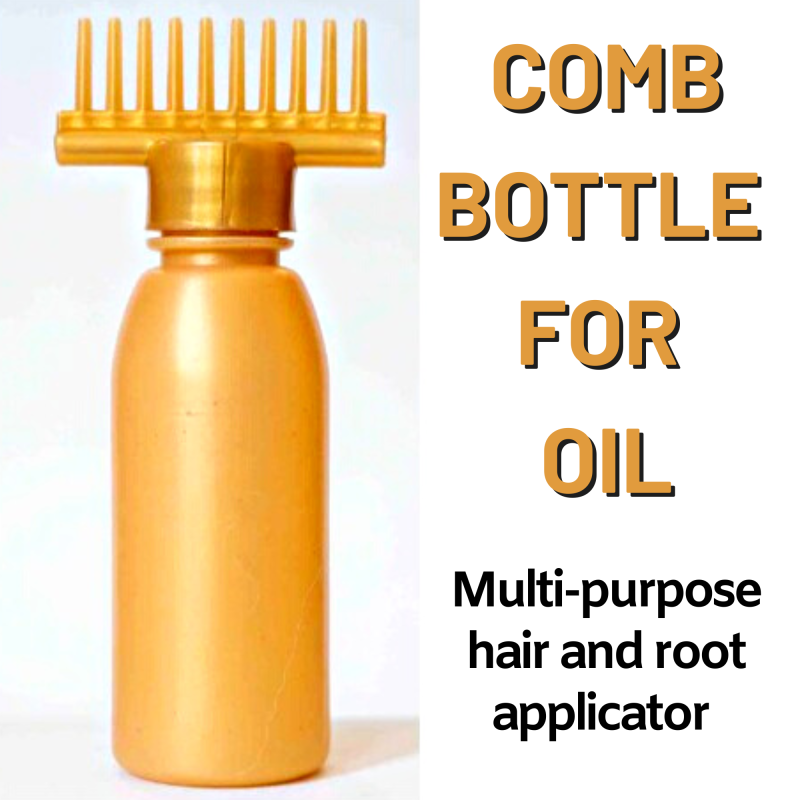 Pack of 2 Oil Comb Bottle โ Multi-Purpose Hair & Root Applicator