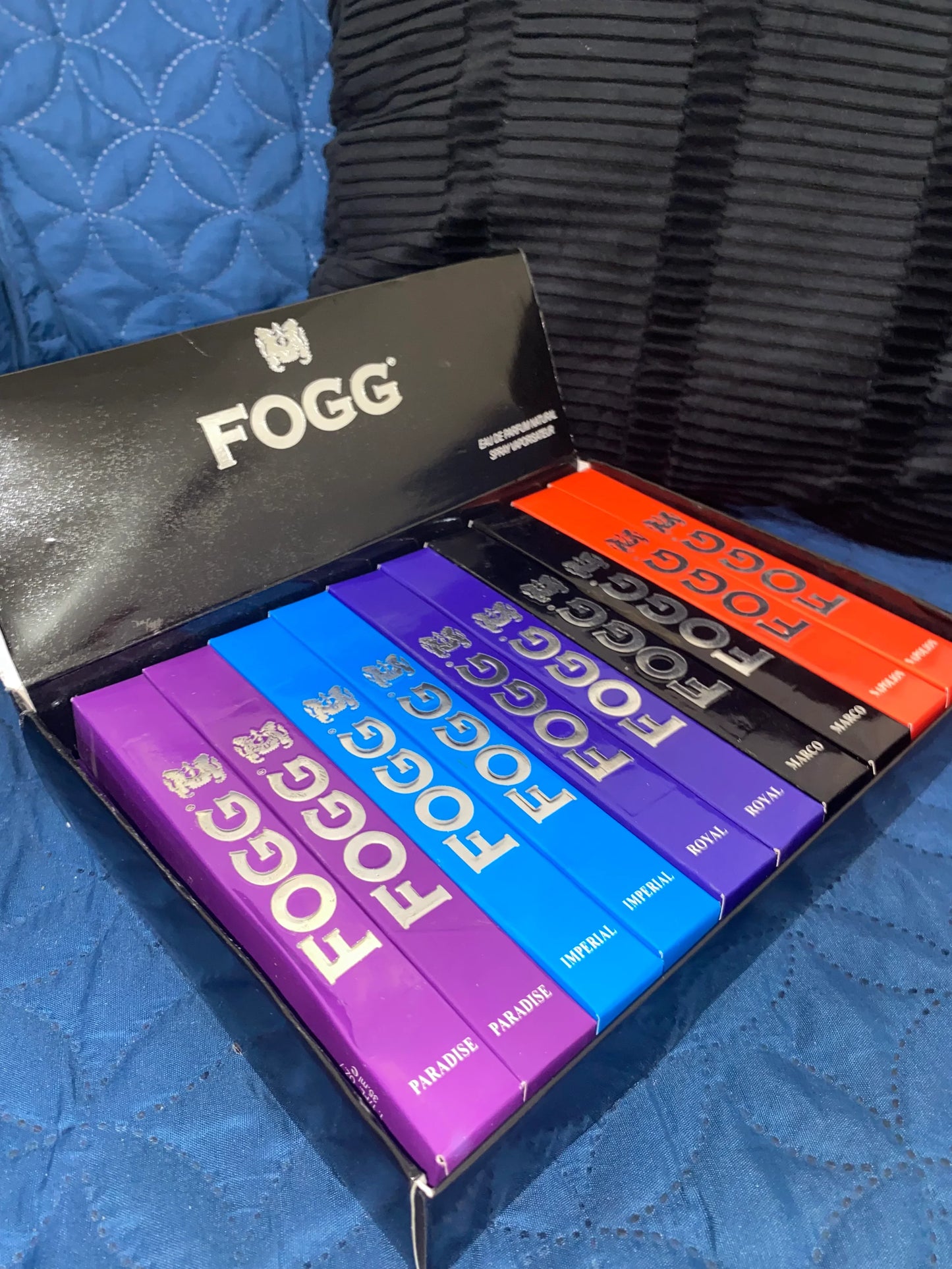 Fogg Perfume Pack of 5 β Long Lasting Pocket Fragrance Set for Men