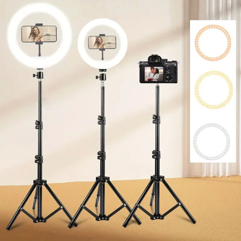 LED Ring Light with Stand β Adjustable Tripod Light for Makeup, TikTok & YouTube