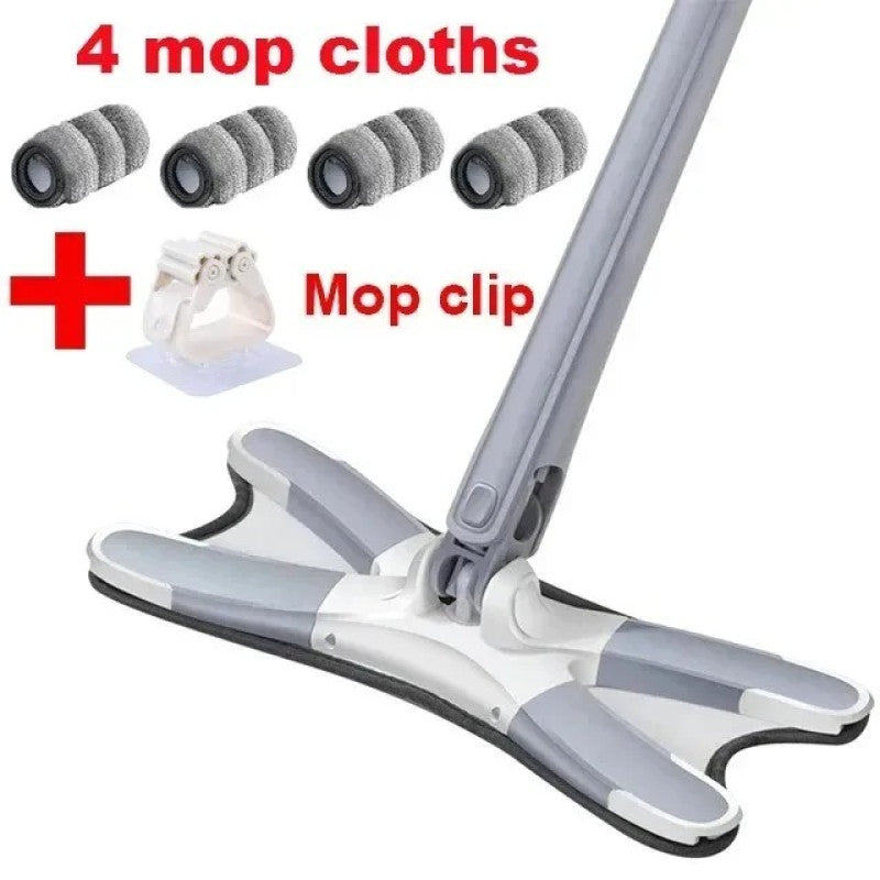 X Style Self Squeeze Mop β Hands-Free Flat Mop with Automatic Drying System