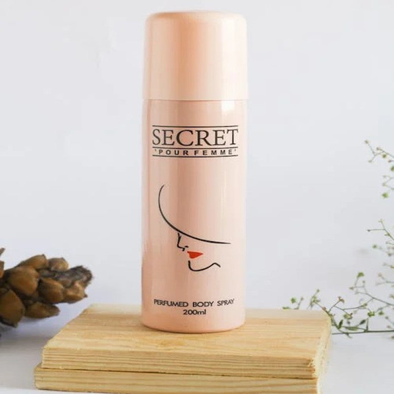 Secret Diva Perfumed Body Spray 200ml β Long Lasting Fresh Fragrance for Women