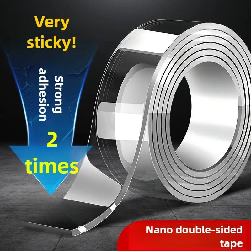 Nano Tape (2 Meter) β Double Sided Reusable Strong Adhesive Tape