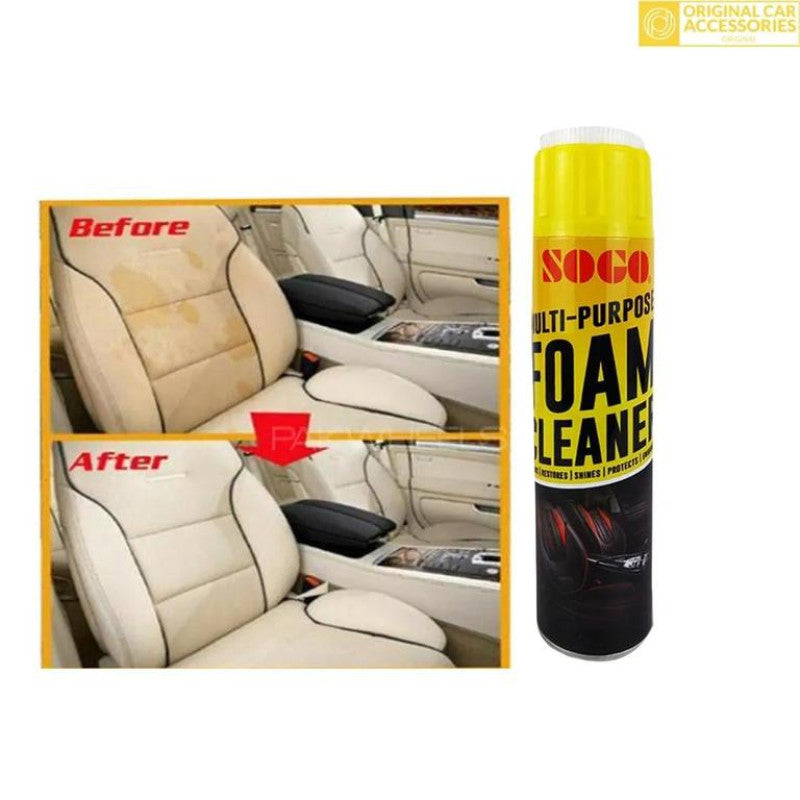 SOGO Foam Cleaner β Multi Purpose Car & Home Cleaning Spray | Upholstery, Sofa & Seat Cleaner