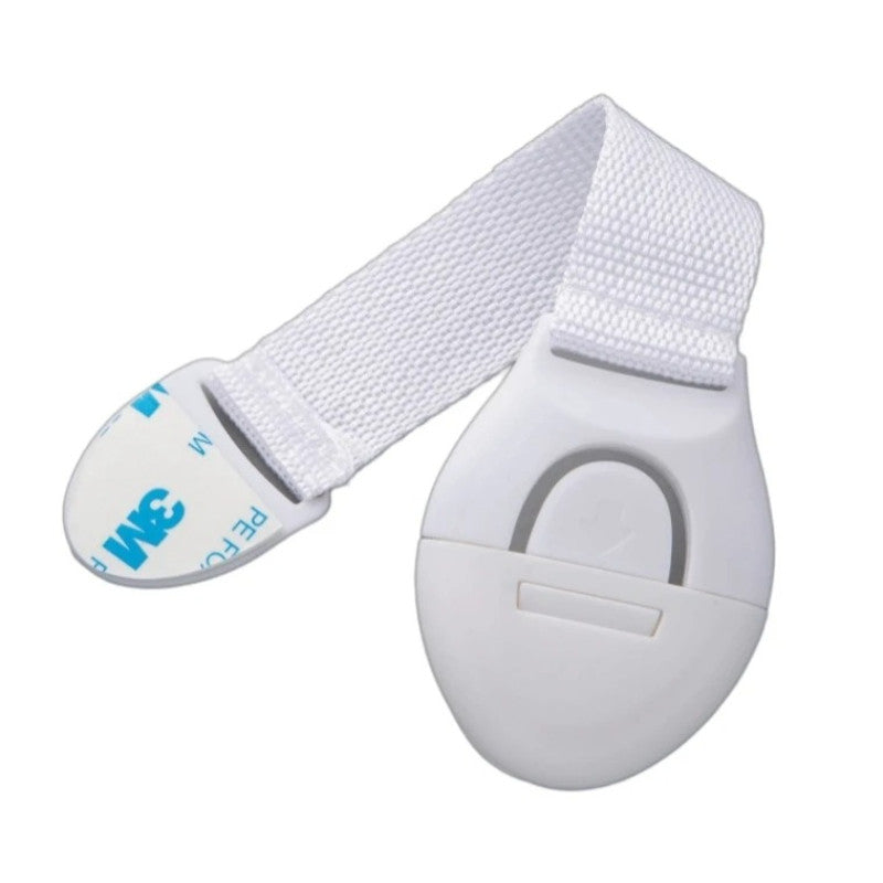 Pack of 3 Child Safety Ribbon Lock β Adjustable Cabinet & Drawer Lock | Baby Proof Multi-Purpose Lock