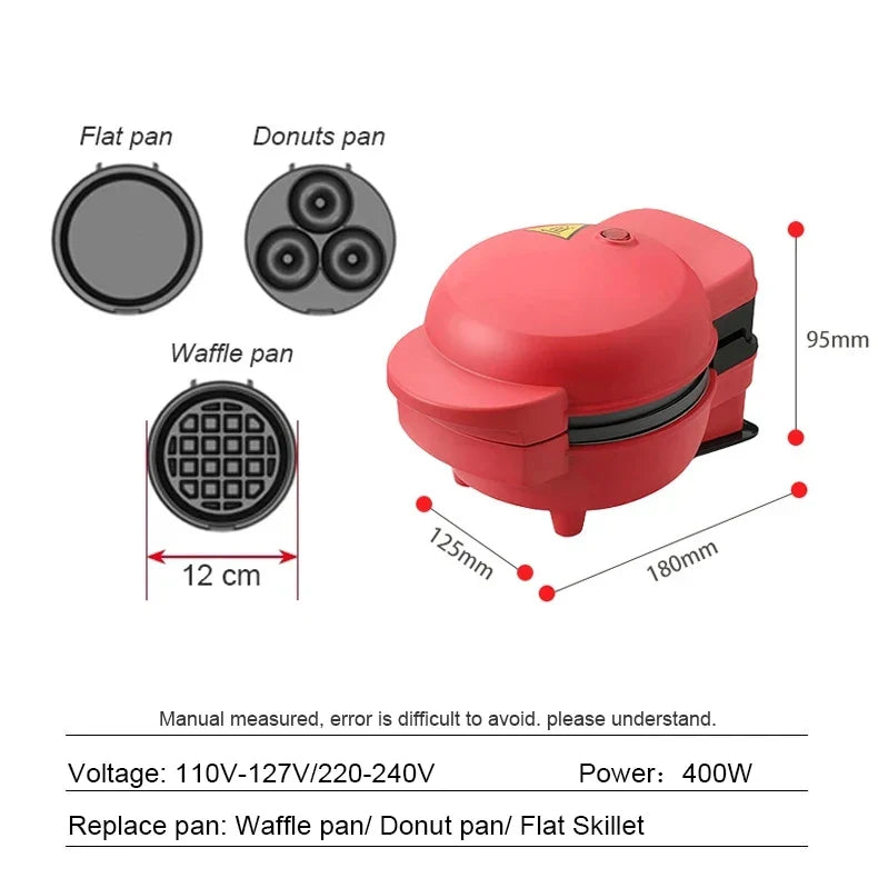 Mini Waffle Maker β Electric Non-Stick Breakfast Machine | Cone Maker