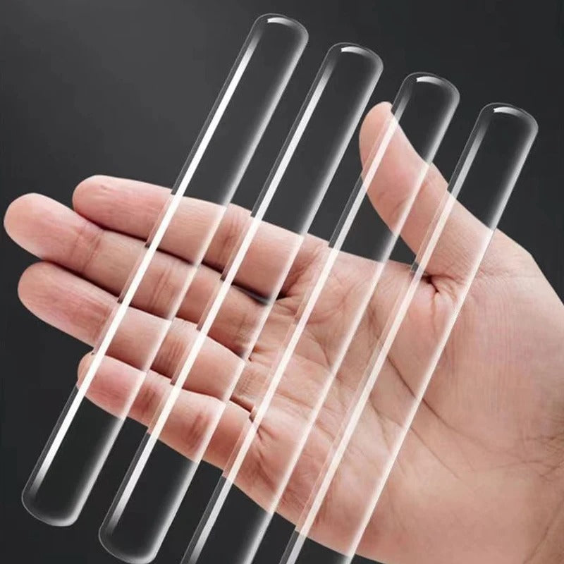Pack of 2 Self Adhesive Strips (20pcs) β Strong Transparent Nano Tape | Multipurpose Fixing Strips