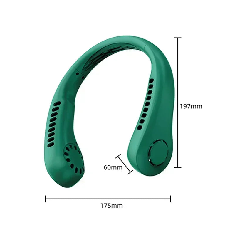 Rechargeable Neck Fan β Hands-Free Portable Cooling Fan (3 Speed, USB, Lightweight)
