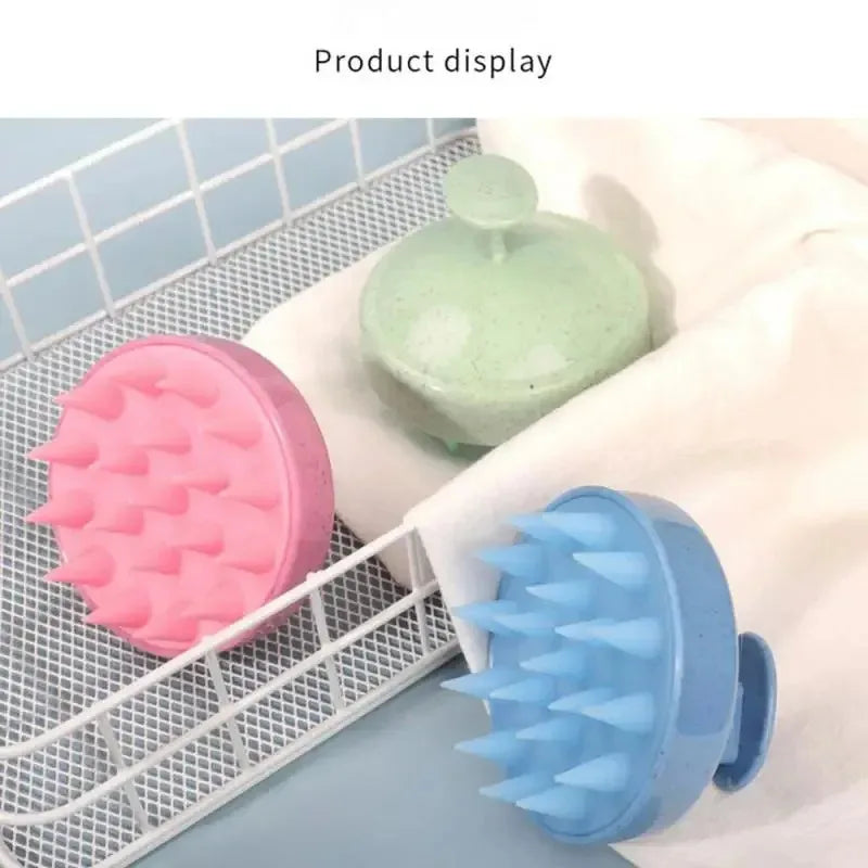 Silicone Shampoo Brush (New Model) β Scalp Massager & Hair Cleaning Brush