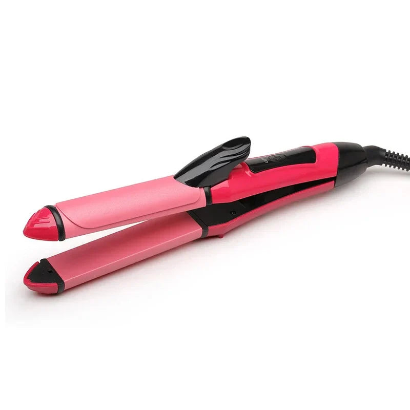 Nova 2 in 1 Hair Straightener & Curler β Professional Styling Iron (Fast Heat, Ceramic Plates)