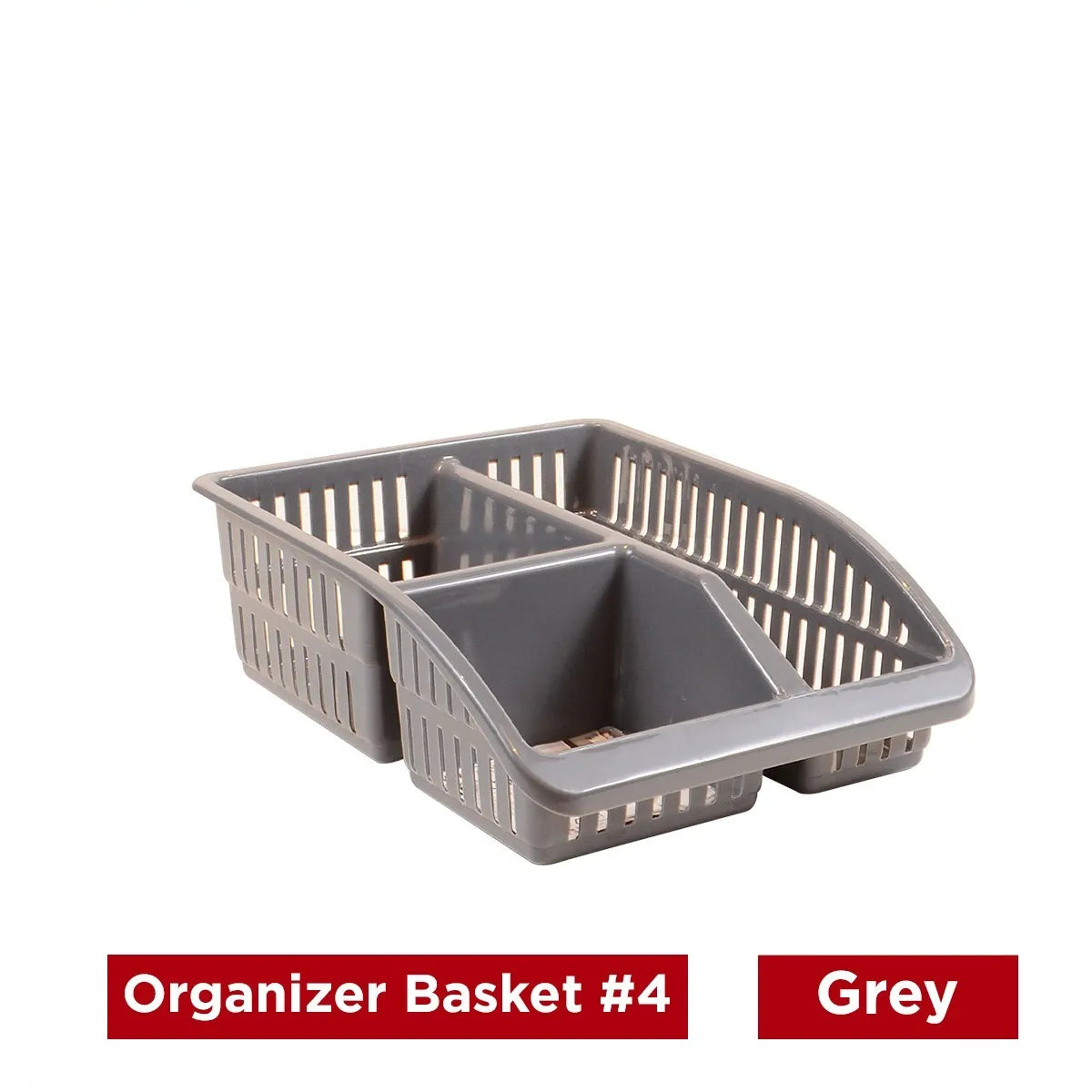 Organizer Basket #4 β Multi-Purpose Plastic Storage Basket | Kitchen, Fridge & Home Organizer