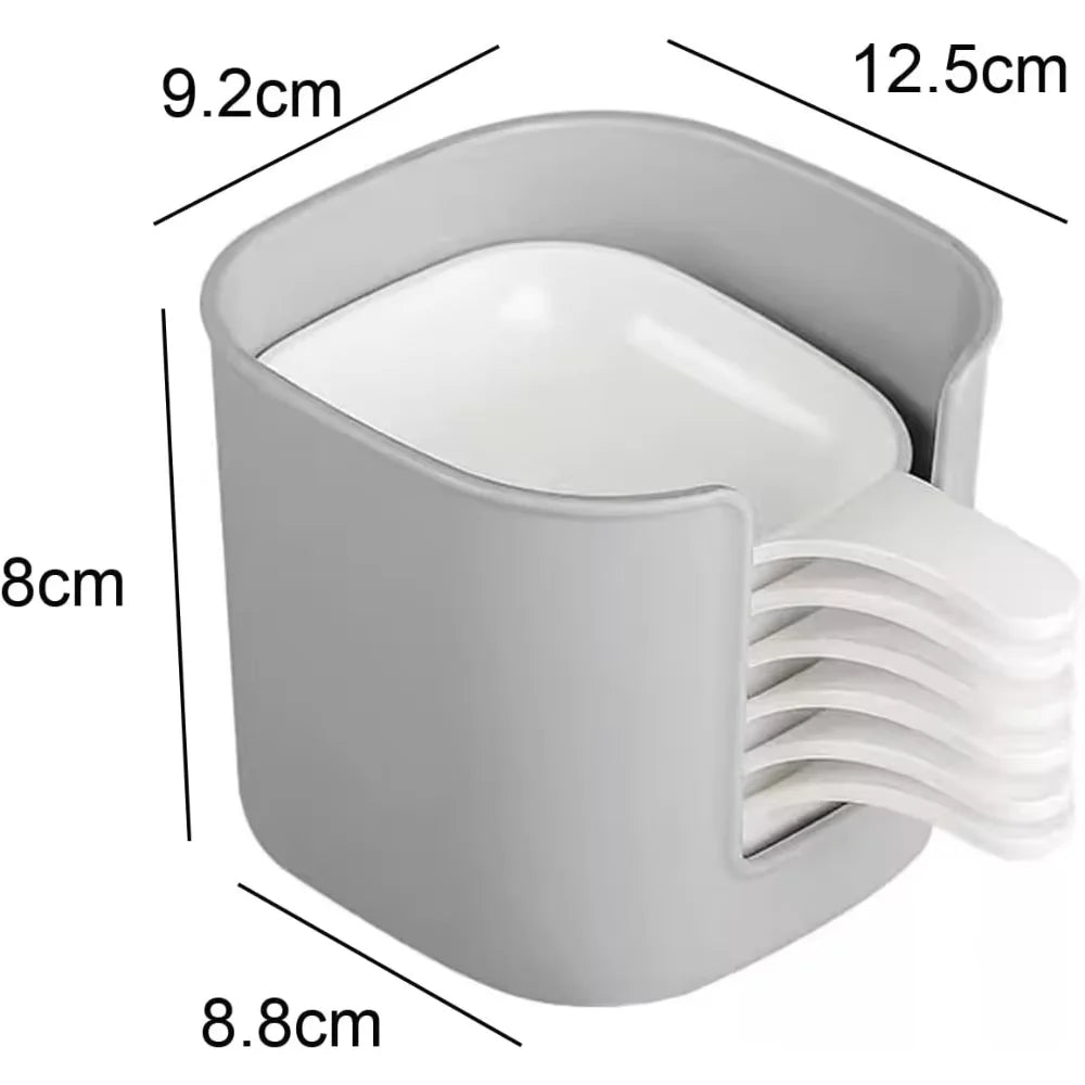 Pack of 2 Seasoning Sauce Dish Set β Mini Sushi Dip Bowls with Holder
