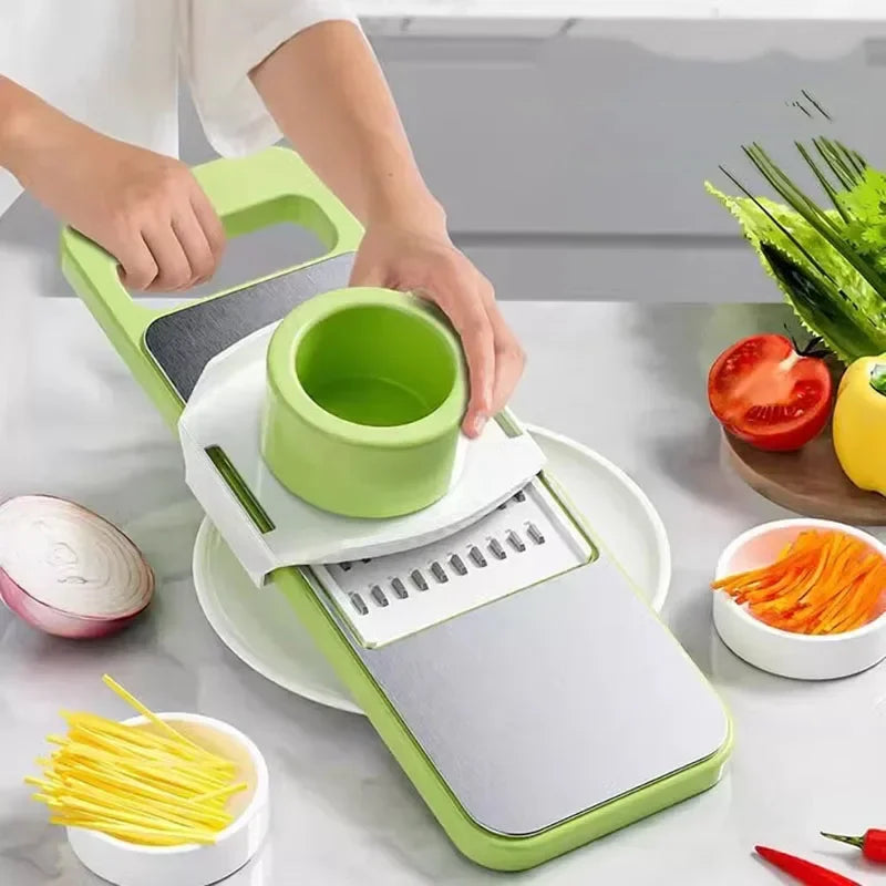 5 in 1 Vegetable Slicer Cutter β Multi Function Mandoline Slicer | Kitchen Chopper & Grater Tool