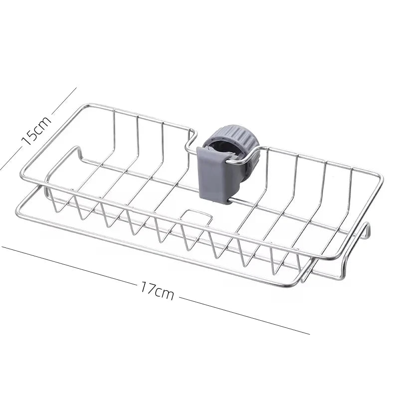 Kitchen Sink Rack Organizer β Faucet Sponge Holder & Storage Caddy