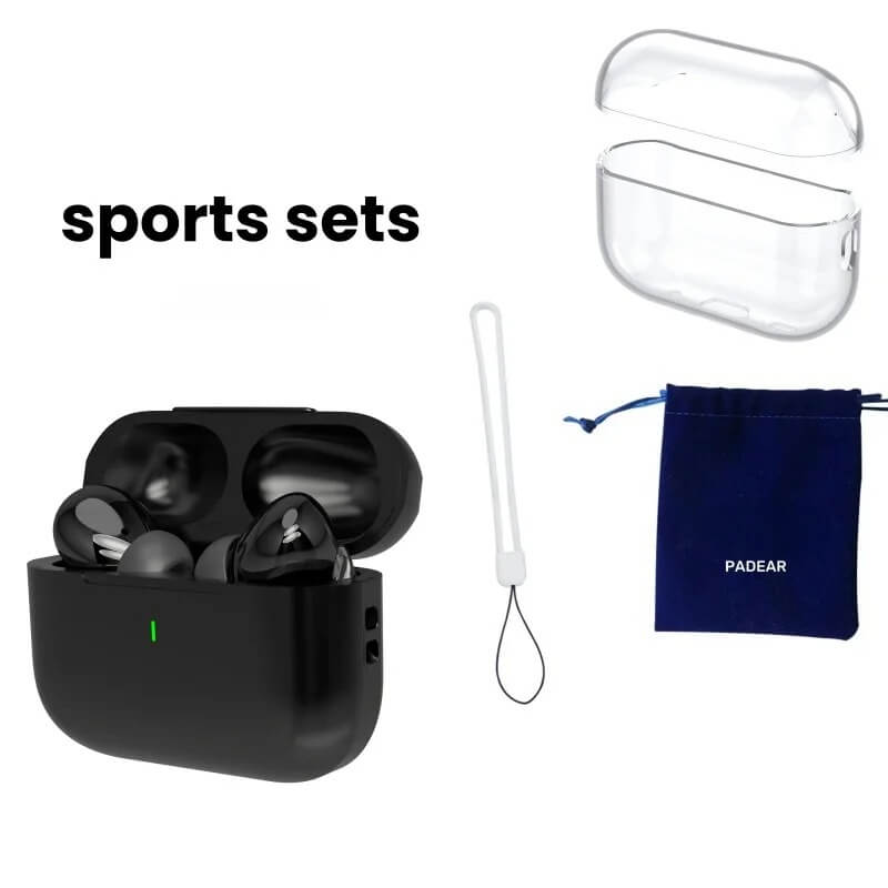Wireless Bluetooth Earbuds (Black) ā HD Sound, Noise Reduction & Charging Case