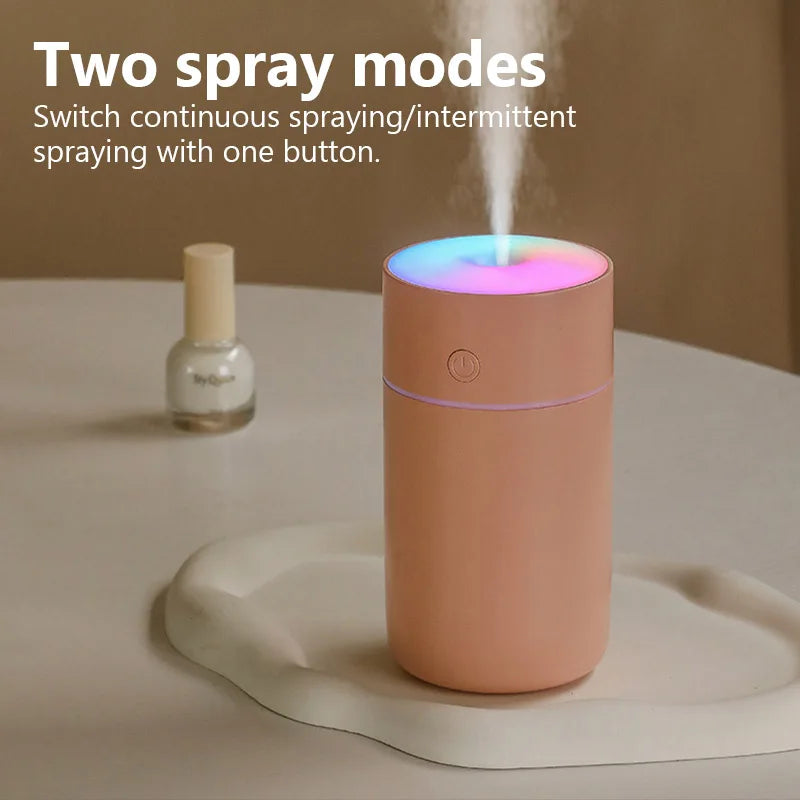 Large Capacity Humidifier Air Freshener β USB Mist Diffuser with LED Lights