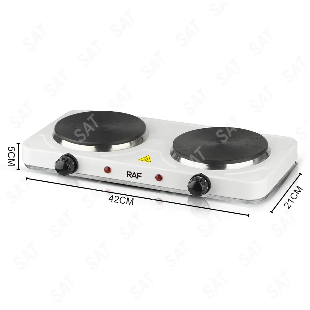 Electric Stove β 2000W Dual Burner Hot Plate | Portable Cooking Stove