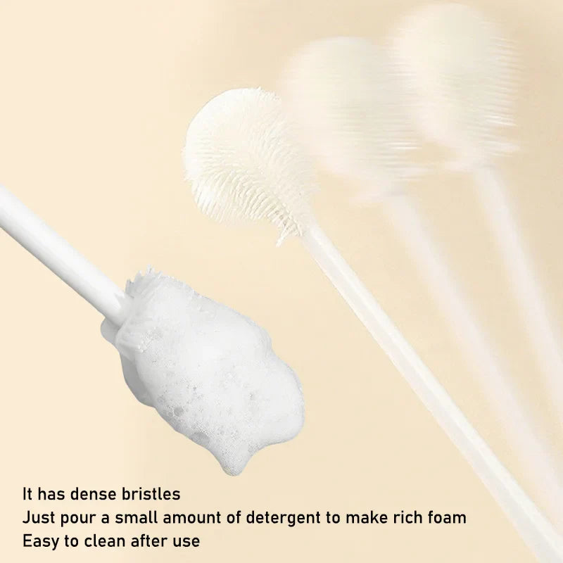 Pack of 2 Glass Cleaning Brush (Big) β 360Β° Bottle & Cup Cleaner | Long Handle Deep Cleaning Brush with Stand