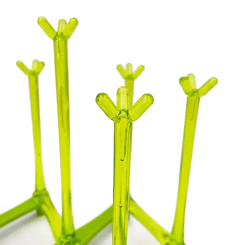 Glass Drying Stand β Plastic Cup Holder Rack | Kitchen Glass Organizer & Drain Stand