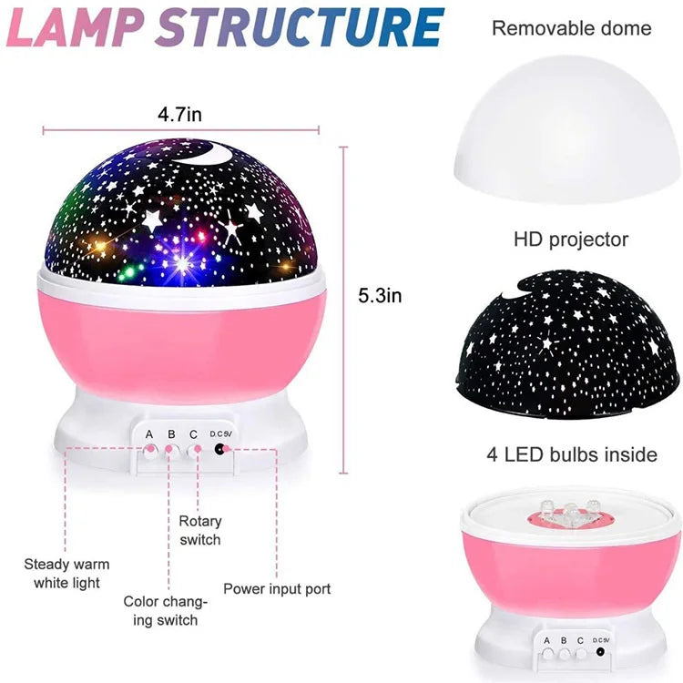 Star Master Galaxy Projector β LED Night Light with Star & Moon Projection (Multicolor)