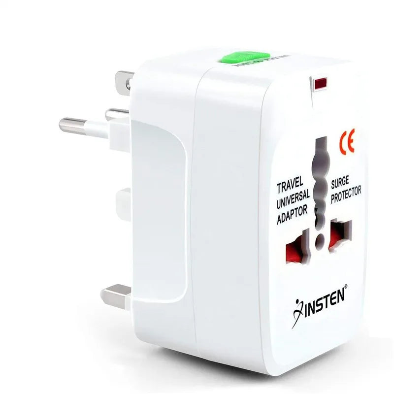 Universal Travel Adapter with USB Charging Ports β Worldwide Plug Converter | Fast Charging Multi Plug