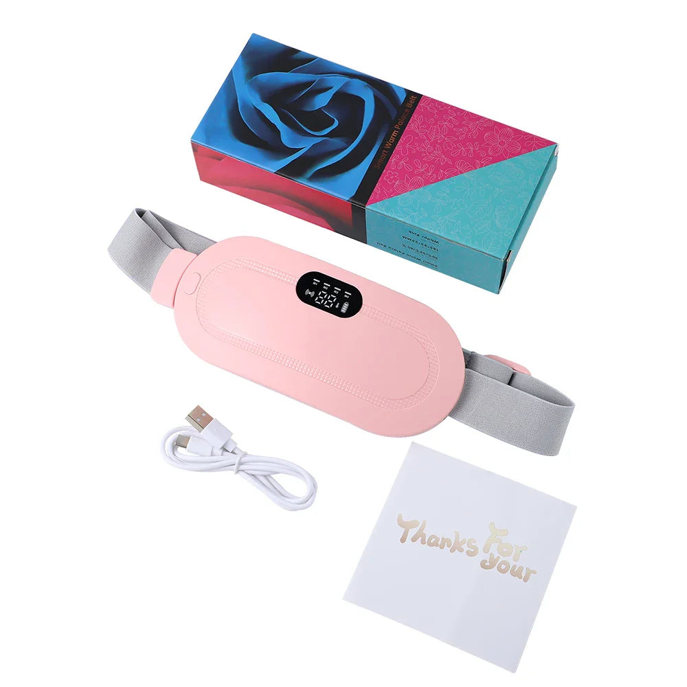 Menstrual Pain Relief Belt β Rechargeable Heating Waist Belt for Period Cramps & Back Pain