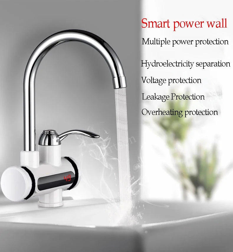 Instant Electric Faucet Water Heater β 3 Second Hot Water Tap with Digital Display