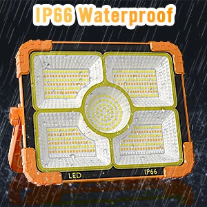Murcy Portable Solar LED Light β Rechargeable Outdoor Flood Light | Waterproof Emergency Lamp
