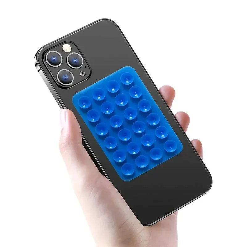 Pack of 3 Silicone Mobile Suction Pad ā Strong Grip Anti-Slip Phone Holder (Reusable Stick Pad)