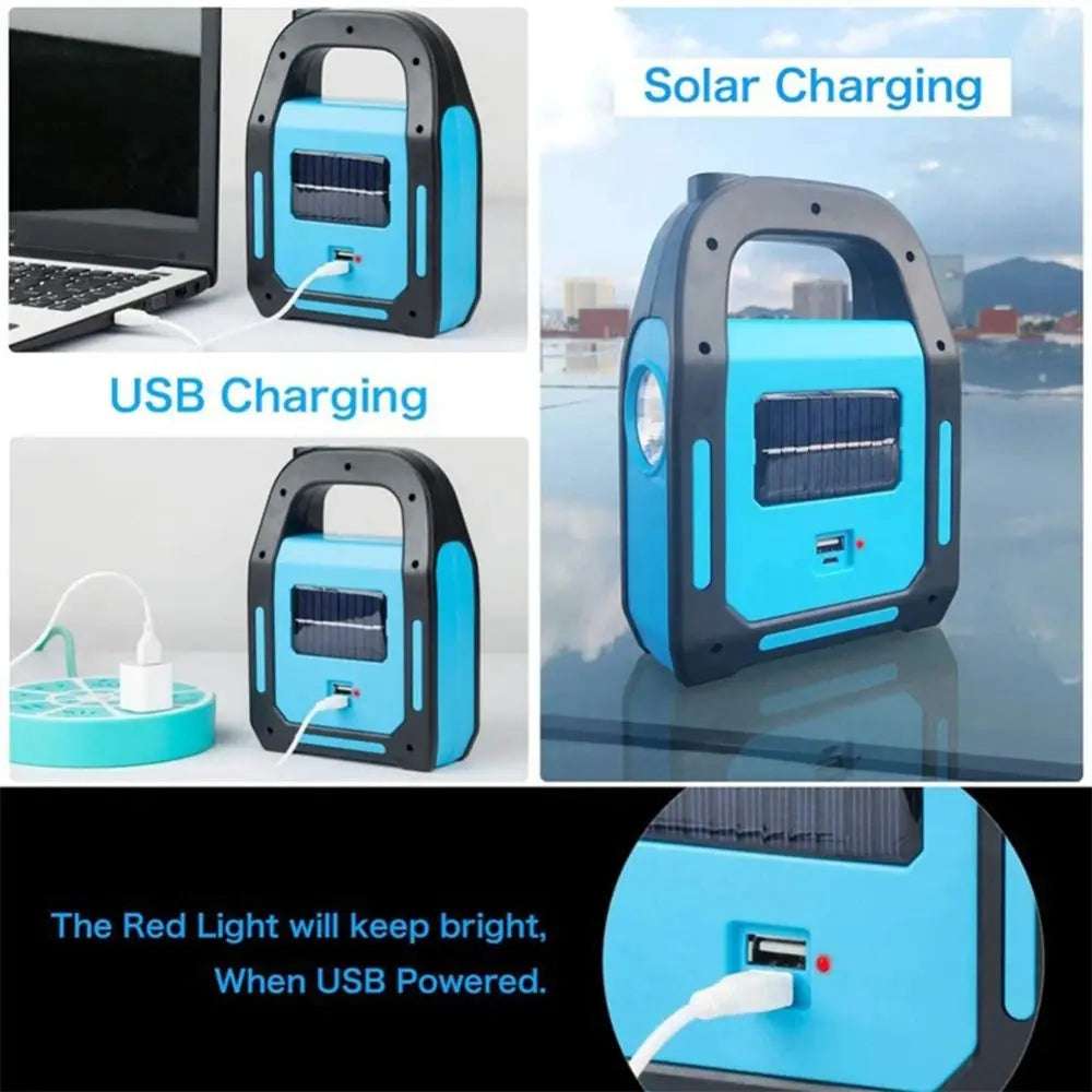 Hurry Bolt Rechargeable LED Light 20W β Portable Emergency Lamp with Torch & Hand