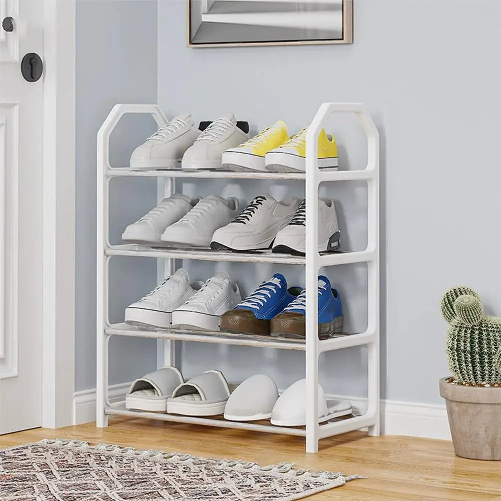 4 Tier Shoe Rack β Space Saving Shoe Organizer Shelf for Home & Entryway