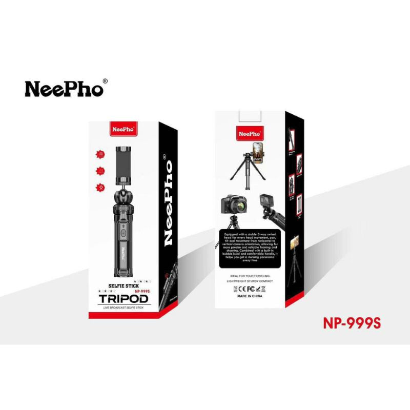 NeePho NP-999s Selfie Stick Tripod | Capture Every Moment with Ease | Latest Edition