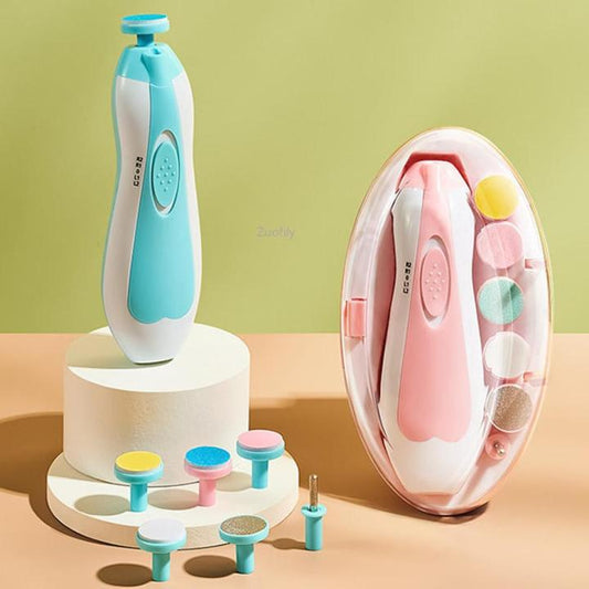 Baby Nail Trimmer Set – Safe Infant Nail Filer & Safe Clipper Alternative with Storage Case