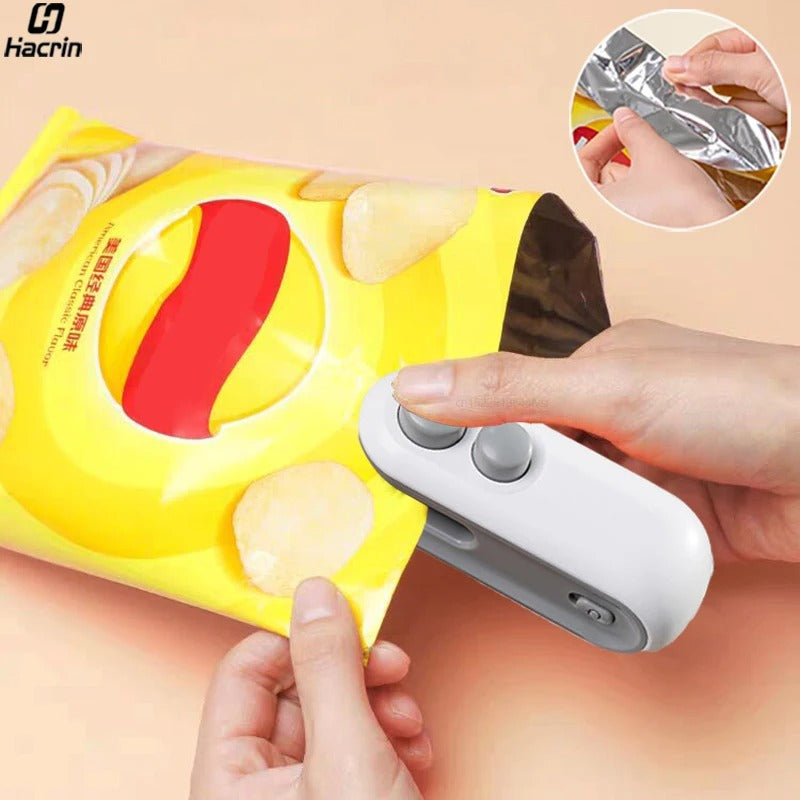 Mini Snack Bag Sealer – Portable Heat Sealer | Food Fresh Keeping Machine
