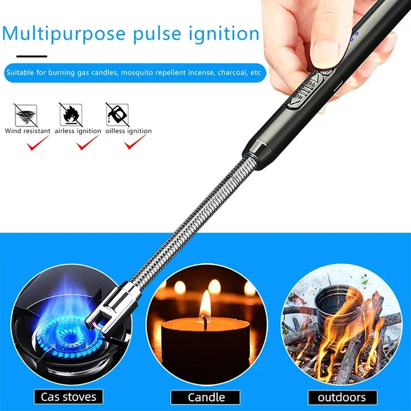 USB Electric Arc Lighter – Rechargeable Windproof Plasma Lighter