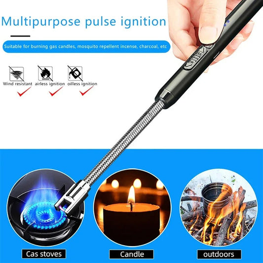 USB Electric Arc Lighter – Rechargeable Windproof Plasma Lighter