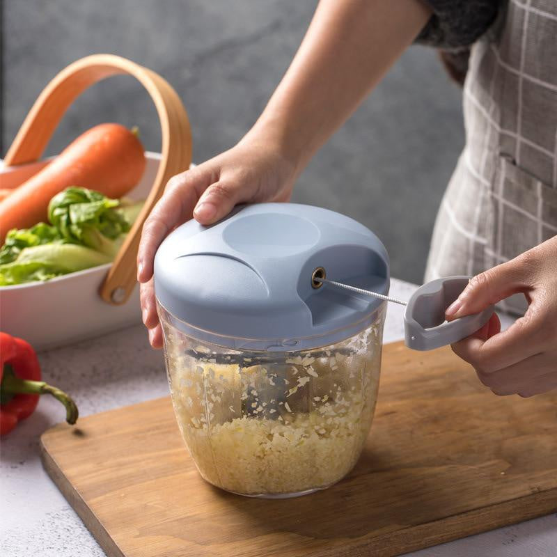 5 Blade Speedy Chopper – Manual Pull Vegetable & Meat Chopper | Multi Blade Food Processor