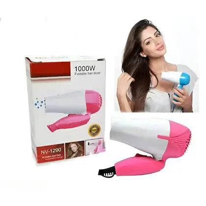Nova Foldable Hair Dryer – Portable Travel Hair Dryer for Fast Drying (Hot & Cold Air)