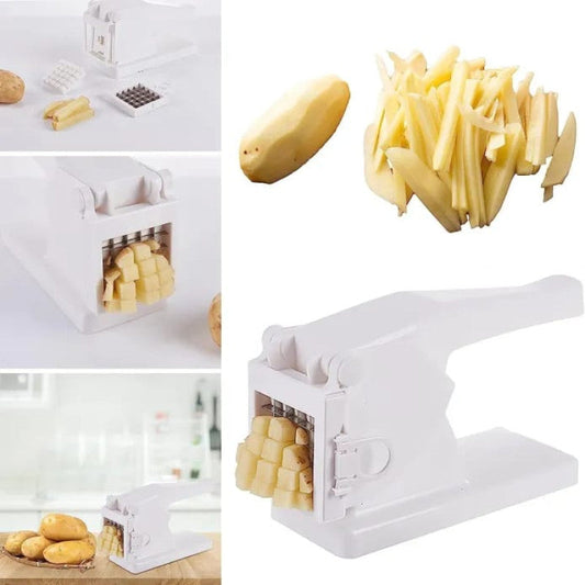 Manual Potato Slicer Cutter – Multi-Function Vegetable Chopper (French Fries Maker)