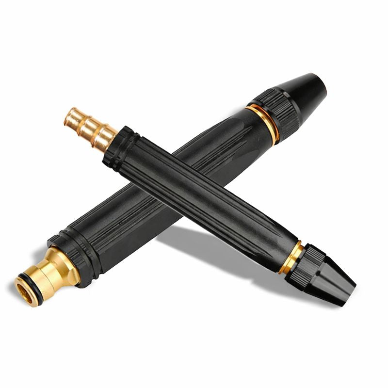 Pack of 2 High Pressure Water Spray Nozzle – Adjustable Jet Sprayer | Car Wash & Garden Hose Nozzle (Black)