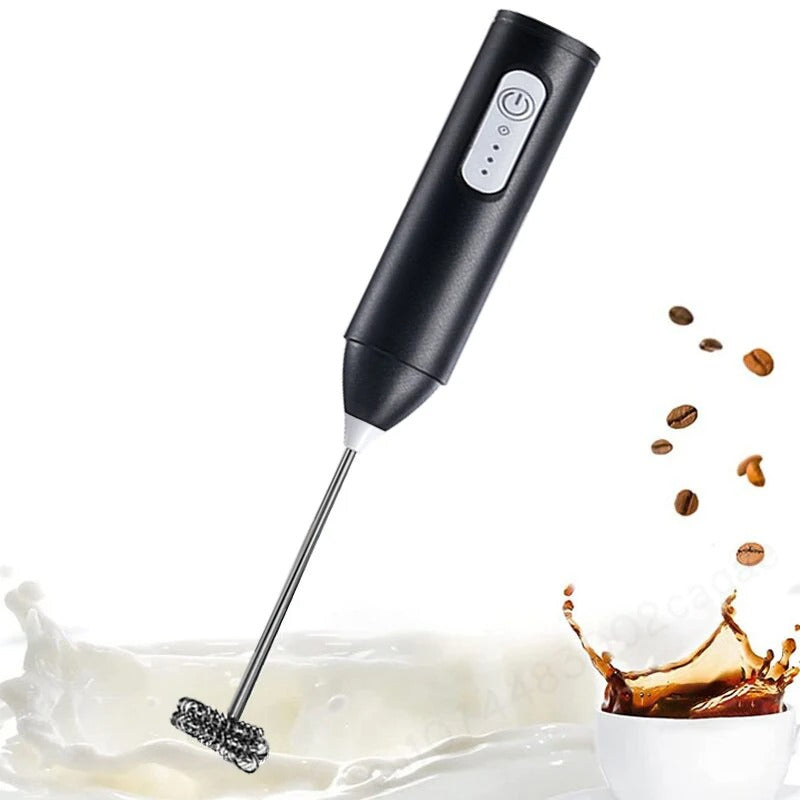 Rechargeable Coffee Beater – Electric Milk Frother | Double Loop