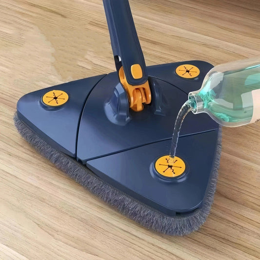 Triangle 360° Mop Refill Pad – Microfiber Replacement Head for Corner Mop