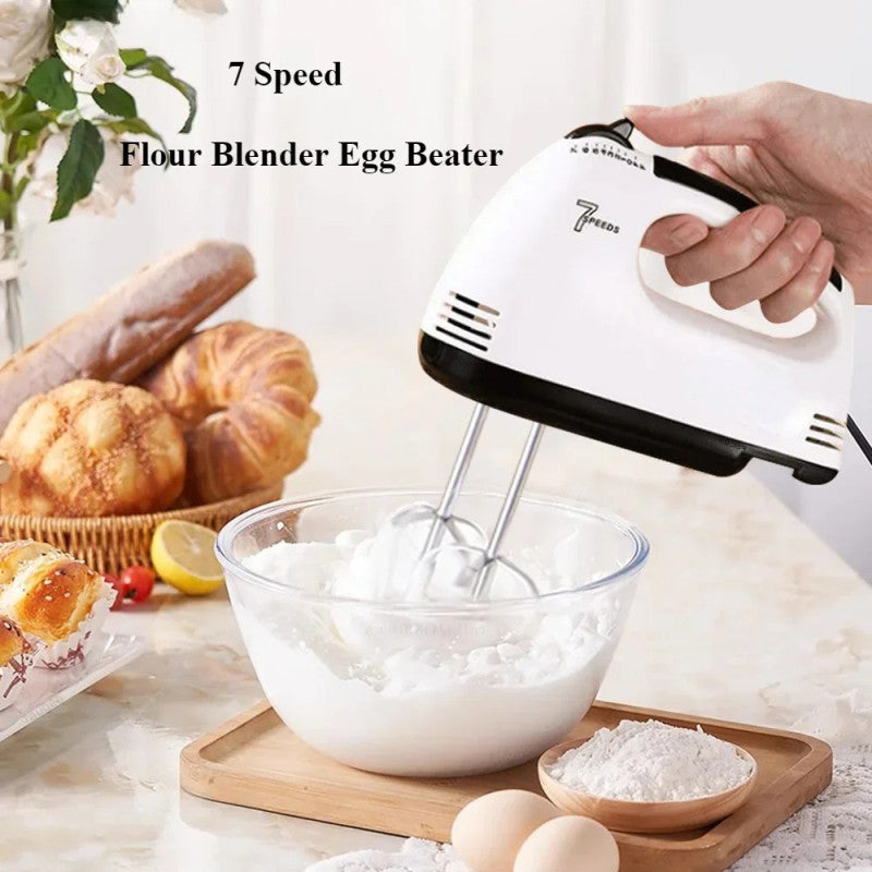 Scarlett Electric Hand Mixer – 7 Speed Egg Beater for Baking, Cream & Dough Mixing
