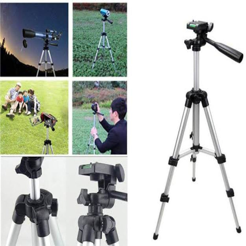 Adjustable Mobile & Camera Tripod Stand – Portable Lightweight Tripod